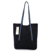 Bőr táska shopper bag Vittoria Gotti tengerkék V6590C